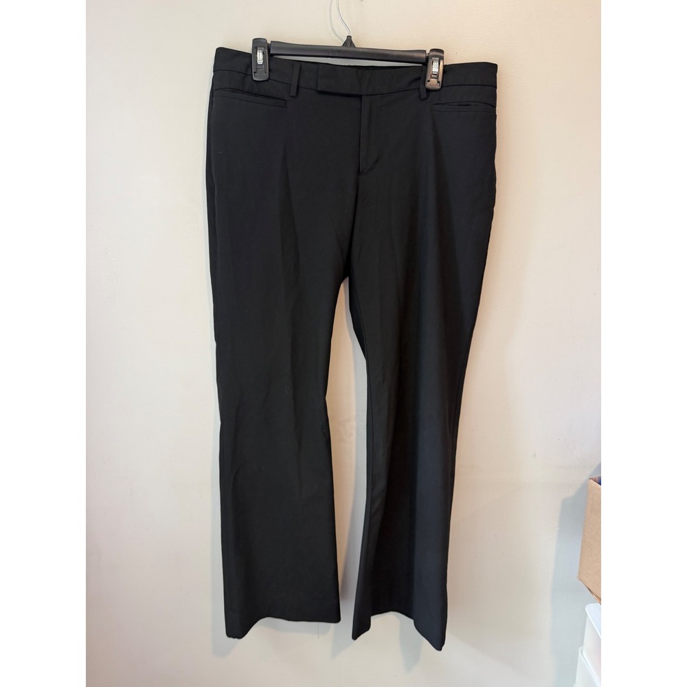 Gap Modern Boot Dress Pants Black Stretch Bootcut Trousers Womens 12R 1046